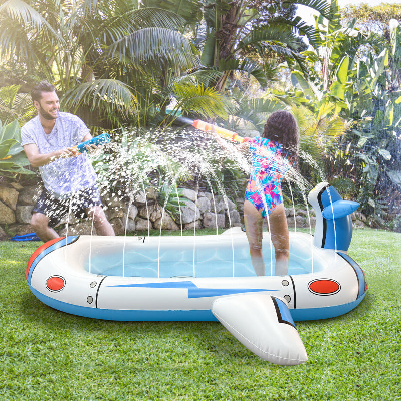 Amazon Kids Outdoor Spout Pool PVC Inflatable Toys Wading Pool Garden Lawn Swimming Pool