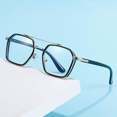 Fashion Anti-blue Light Plain Glasses Men's And Women's