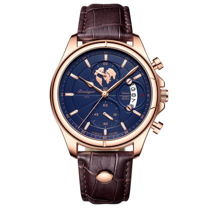 Swiss Brand Waterproof Multi-function Luminous Men's Watch Fashion Watch Male