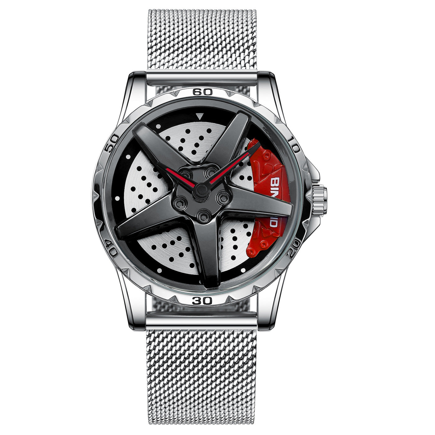 Locomotive Car Wheel Men&amp;#039;s Watch