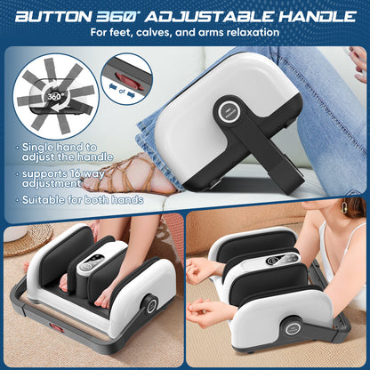 Fully Automatic Leg Massager Calf Instrument Foot Massager Multi-function Kneading Roller Foot Massage Machine Hot Compress