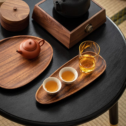 Walnut Wood Tray Solid Wood Plate