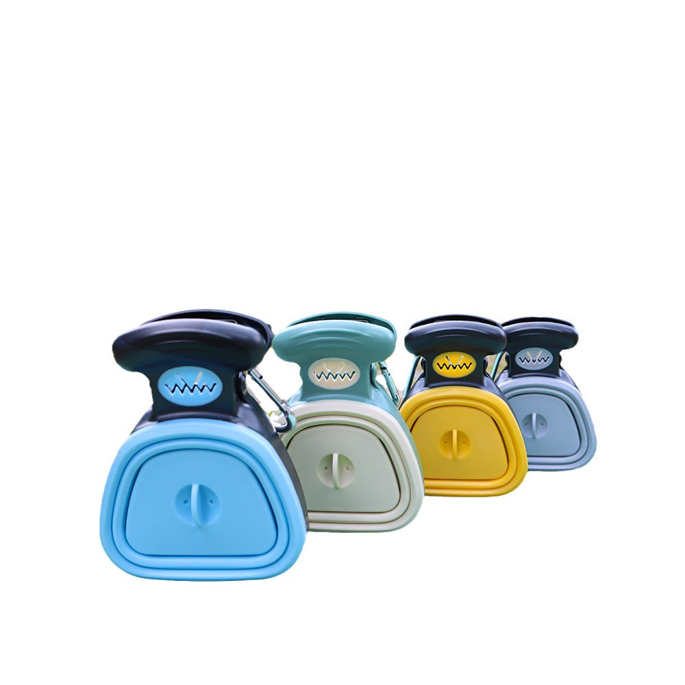 Pet Toilet Picker Out Walking Dog Excrement Picker Folding Portable Toilet Picker Garbage Bag Shovel Excrement Tool