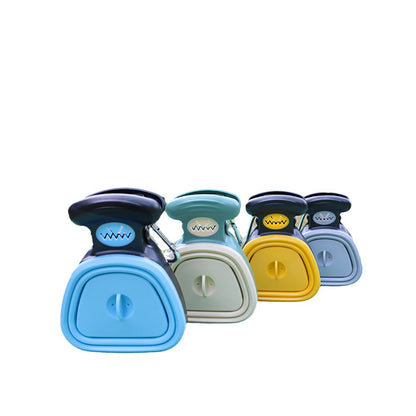Pet Toilet Picker Out Walking Dog Excrement Picker Folding Portable Toilet Picker Garbage Bag Shovel Excrement Tool
