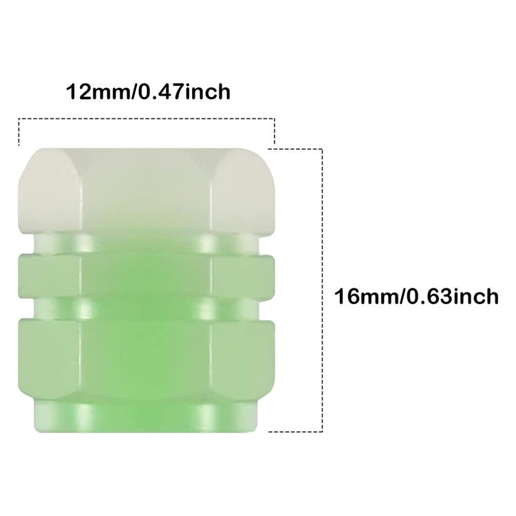 Car Tire Valve Cover Universal Car Valve Cap Luminous Valve Core