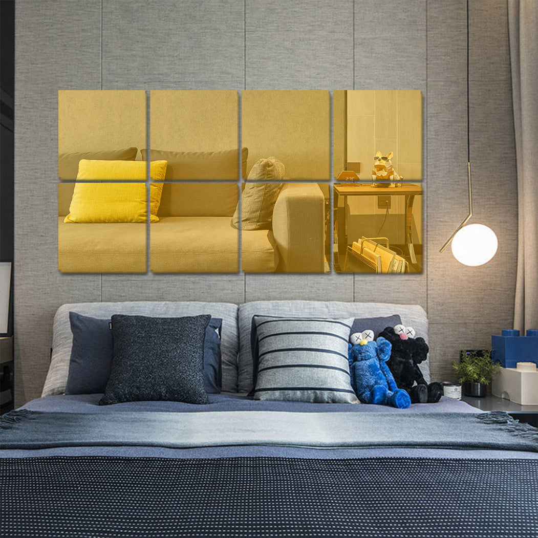 Square Acrylic Mirror Wall Sticker