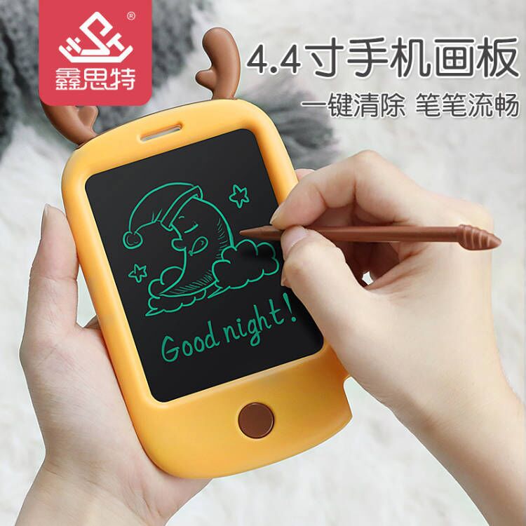 Children&amp;#039;s LCD Drawing Board Smart Graffiti Drawing Writing Board 4.4incheslcd Drawing Board Wholesale Children&amp;#039;s Deer Drawing Board