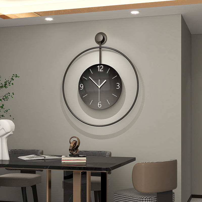 Creative Wall Clock Living Room Entrance Background Decorative Clock Wall Hanging Home Modern Minimalist Art Clock