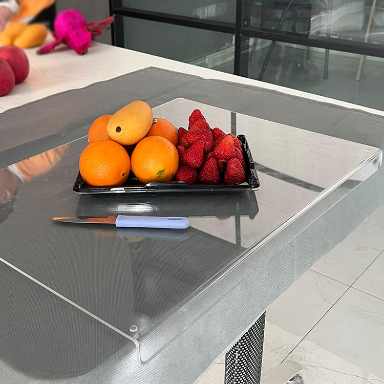 Non-slip Transparent Board Acrylic Cutting Board Acrylic Cutting Board Fruit Pad