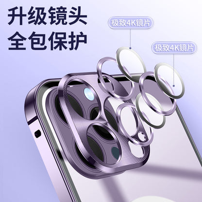 Mobile Phone Case Magnetic Suction Mobile Phone Case IPhone14ProMax Metal Mobile Phone Case Lens Protection