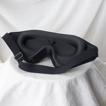 3D Contoured Cup Sleeping Mask Soft Comfort Breathable Adjustable Elastic Strap for Side Sleeper Women Men Machine Washable
