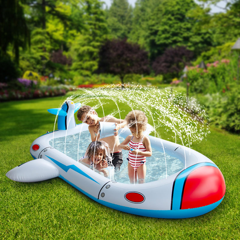 Amazon Kids Outdoor Spout Pool PVC Inflatable Toys Wading Pool Garden Lawn Swimming Pool