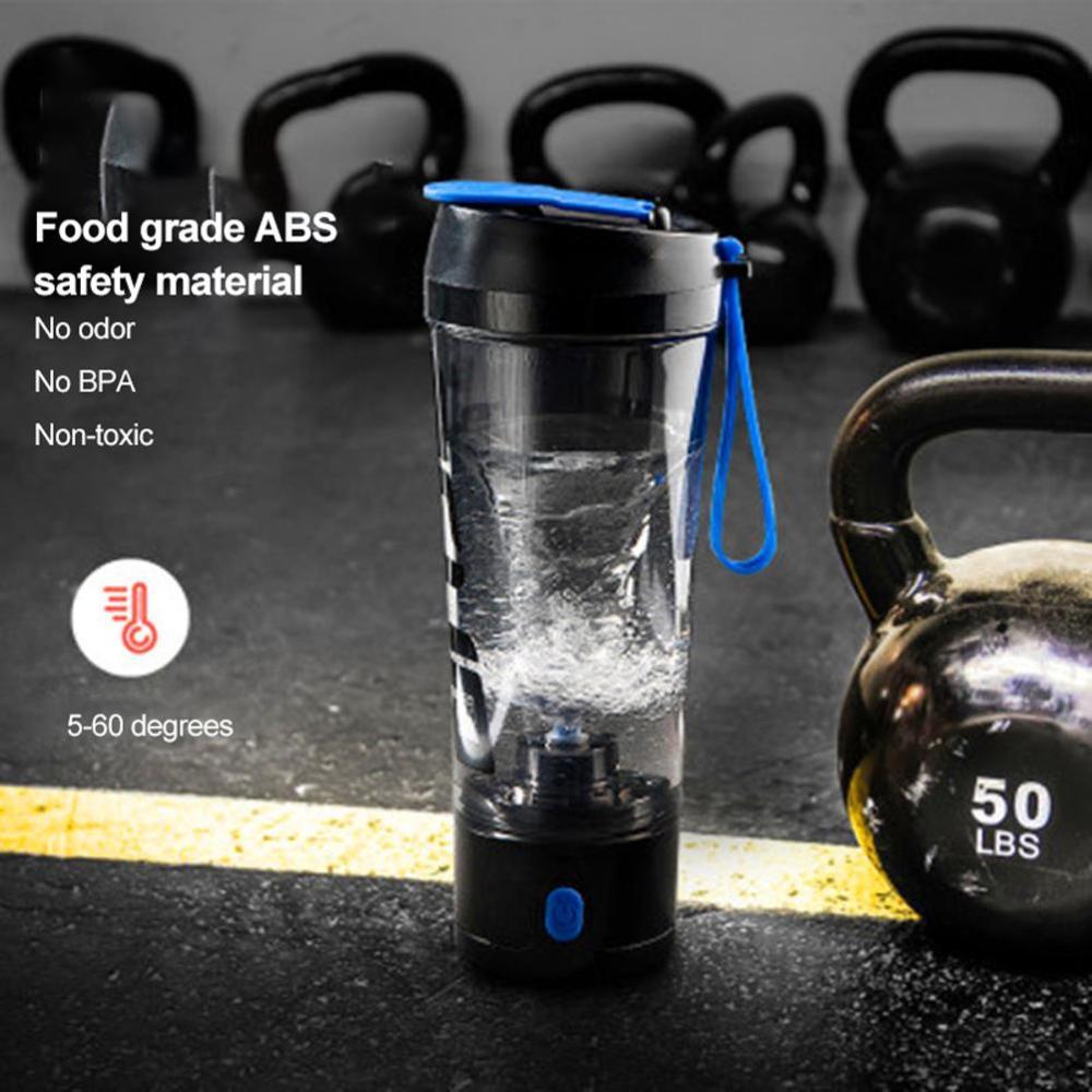 Portable Electric Rechargeable USB 450ML Fitness Shaker Bottle